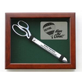 Green Ceremonial Scissors Display Case for 15" Chrome Ceremonial Scissors